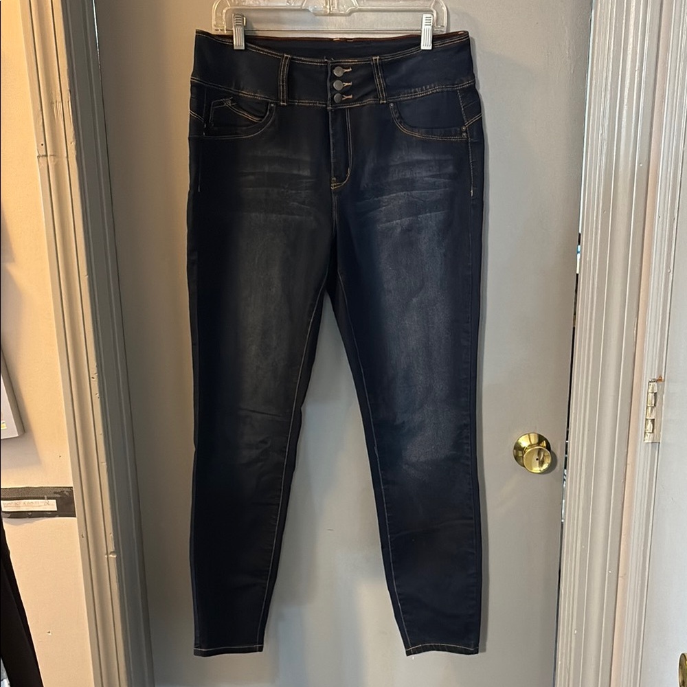 Royalty For Me High Rise Blue Jeans with Stretchy Fit